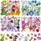 140-Piece Natural Dried Pressed Flowers & Leaves for Crafts – Mixed Colors for Resin, Epoxy Jewelry, Candle Making, DIY Art, Scrapbooking & Floral Projects (Multi Color-12)